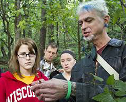 Tom Volk leading mushroom class